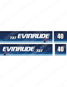 EVINRUDE 40 PERÄMOOTTORI TARRAT