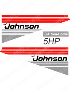 JOHNSON SEA-HORSE 5 HP PERÄMOOTTORI TARRAT